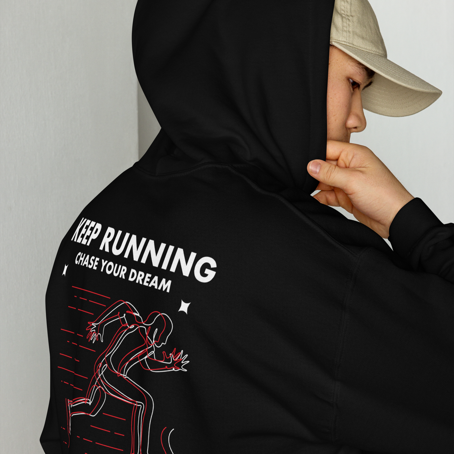 KEEP RUNNING HOODIE