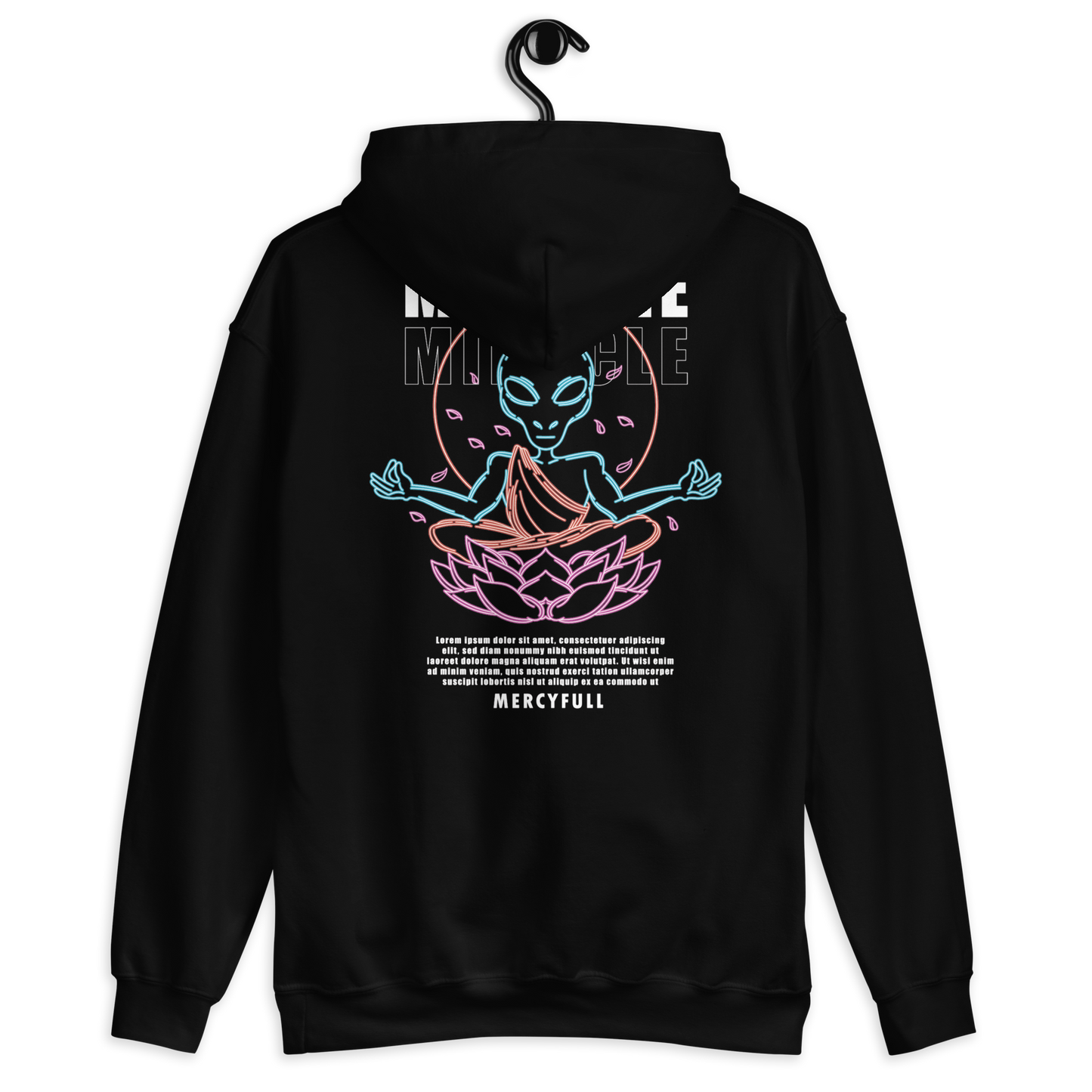 MIRACLE BLACK HOODIE