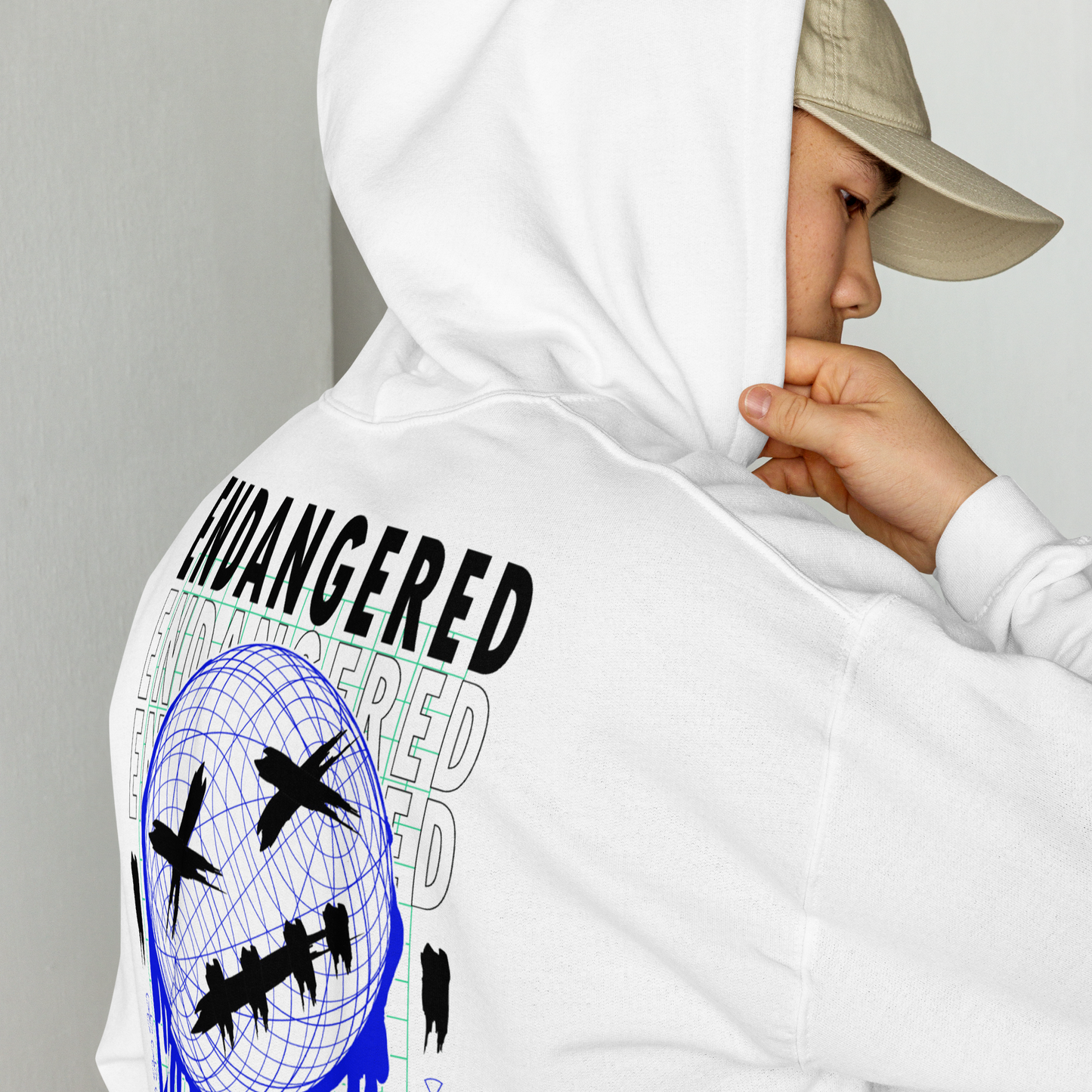 ENDANGERED WHITE HOODIE