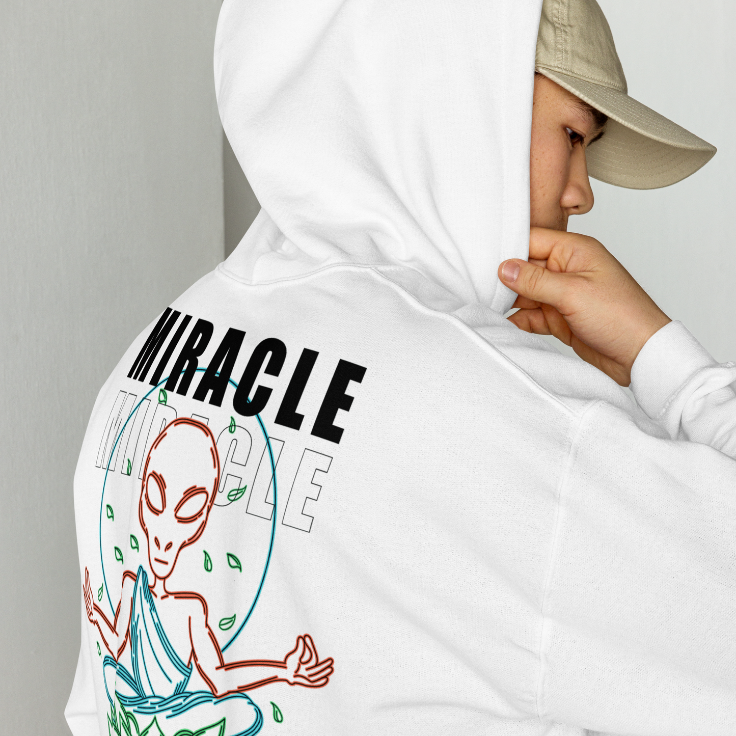 MIRACLE WHITE HOODIE